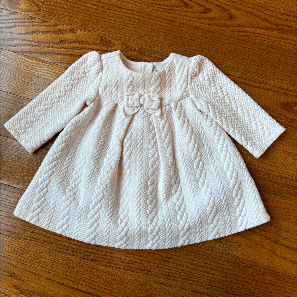 Gently worn infant blush pink dress